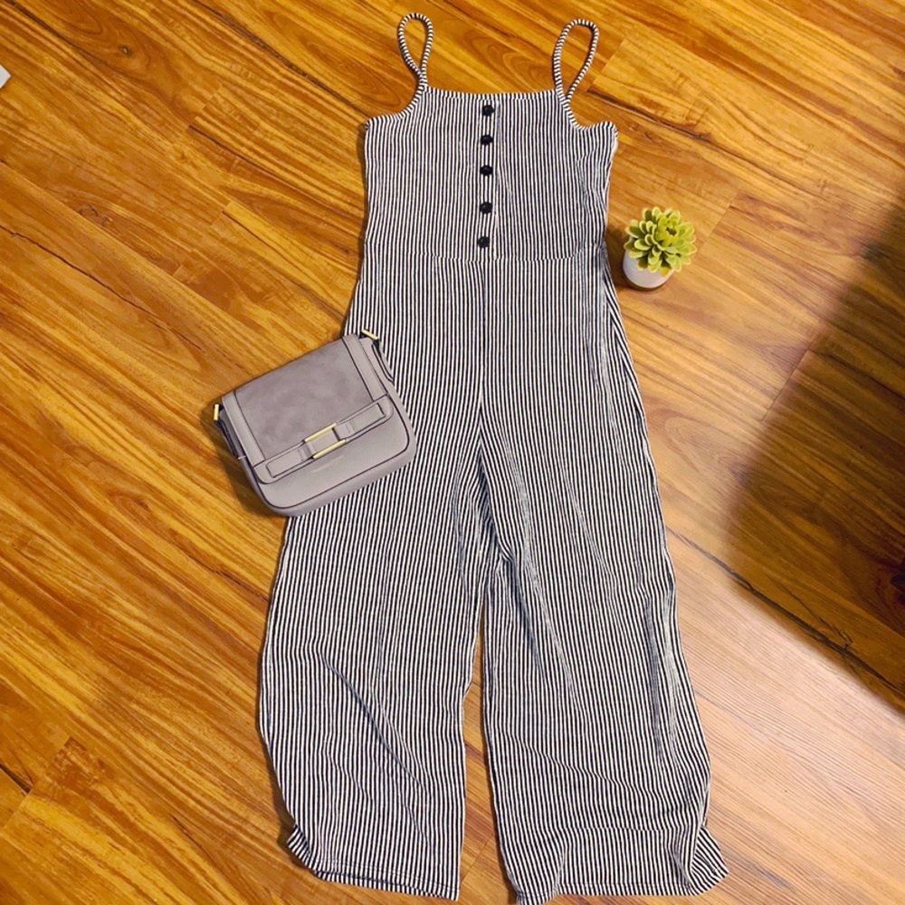 Striped Jumpsuit